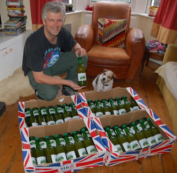 A 50 bottle test batch of pasteurised Apple Juice thanks to the Lockleaze Apple Press.