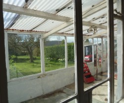 Time to replace the 1960s rear conservatory.