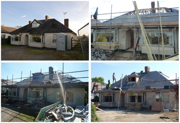 The front roof was off and back on again in record time, and in unseasonably sunny weather.