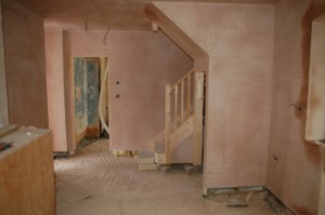 plastering
