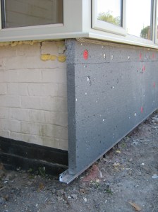 External insulation go on