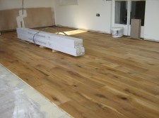 Engineered wood floor