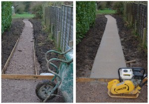 Landscaping combi - path
