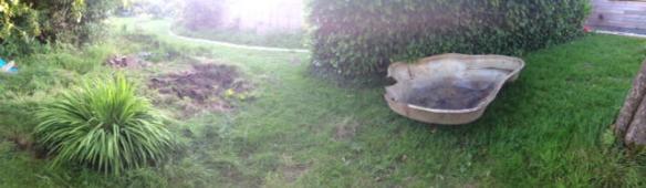 Removing second pond - July 2016